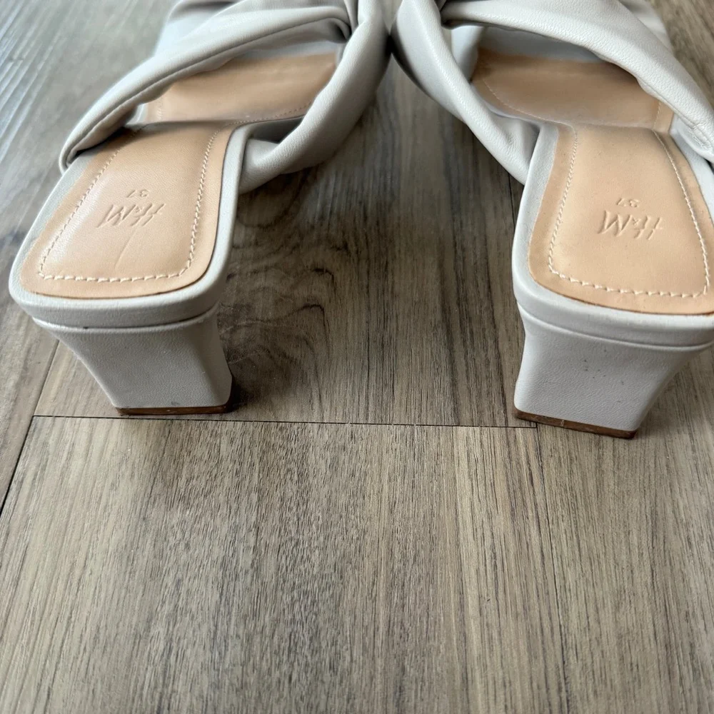 H&M Women's Elegant White Sandals Size 37 - Picture 5 of 5